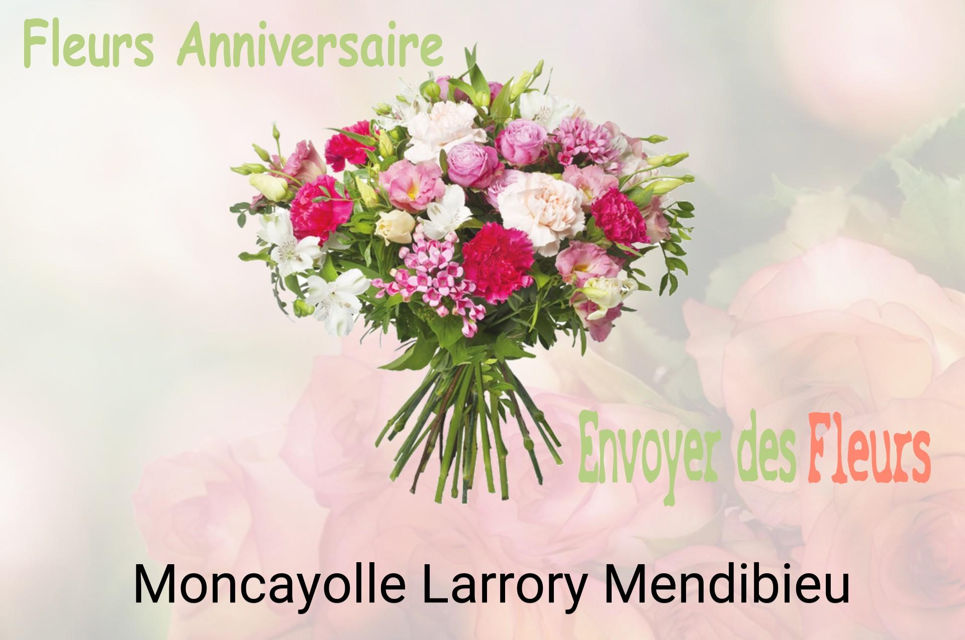 Bouquet de fleurs d’anniversaire livré à Moncayolle-Larrory-Mendibieu
