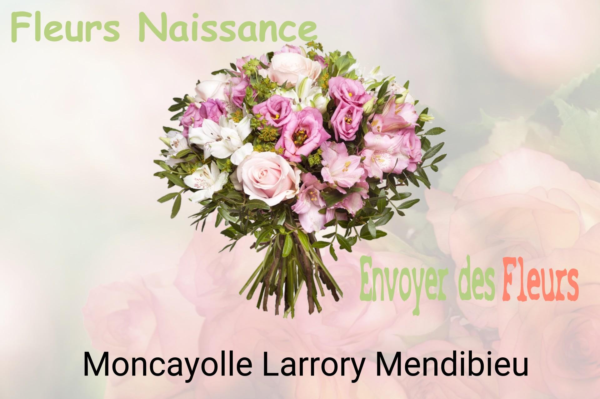 Bouquet de fleurs de naissance livré à Moncayolle-Larrory-Mendibieu