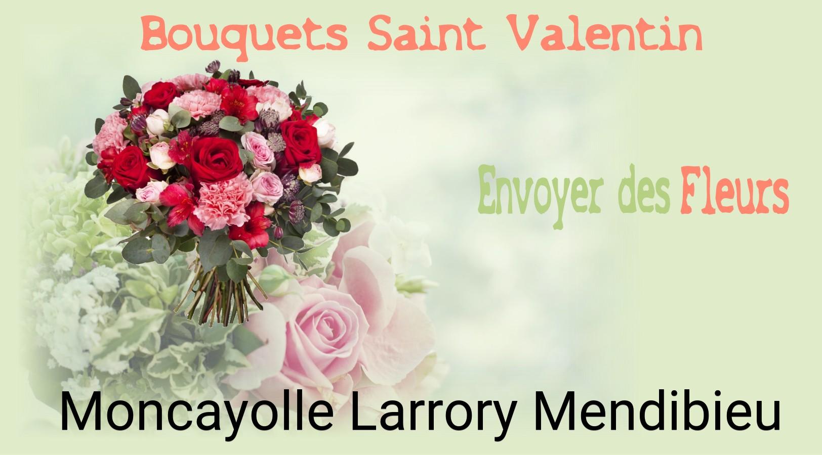 Roses de Saint-Valentin livrées à Moncayolle-Larrory-Mendibieu